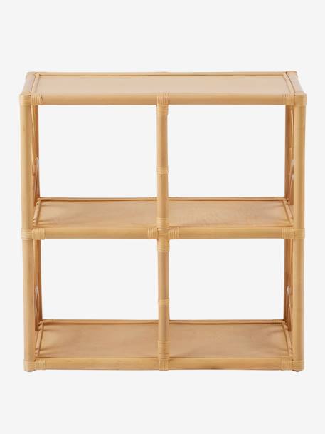 Meuble de rangement 4 cases rotin Soleil bois - vertbaudet enfant 