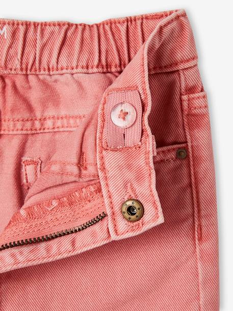 Pantalon Mom Morphologik fille tour de hanches Fin pêche - vertbaudet enfant 