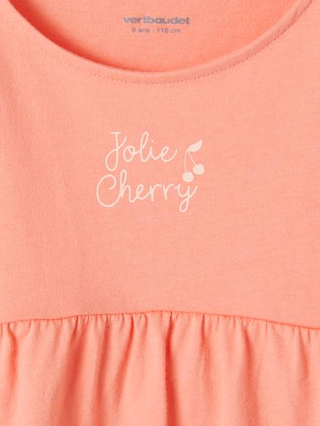 Pyjashort fille en gaze de coton rose - vertbaudet enfant 