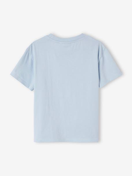 Tee-shirt fille Disney Reine des Neiges bleu ciel - vertbaudet enfant 