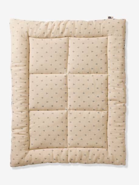 Tapis de sol / Fond de parc NAVY SEA, contient du lin indigo - vertbaudet enfant 