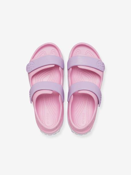 Sabots enfant 209423 Crocband Cruiser Sandal (TM) bleu ciel+marine+rose pâle - vertbaudet enfant 