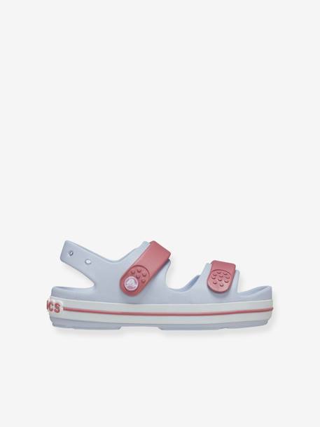 Sabots enfant 209423 Crocband Cruiser Sandal (TM) bleu ciel+marine+rose pâle - vertbaudet enfant 
