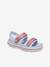 Sabots enfant 209423 Crocband Cruiser Sandal (TM) bleu ciel+marine+rose pâle - vertbaudet enfant 