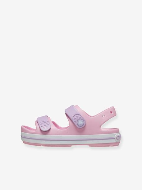 Sabots enfant 209423 Crocband Cruiser Sandal (TM) bleu ciel+marine+rose pâle - vertbaudet enfant 
