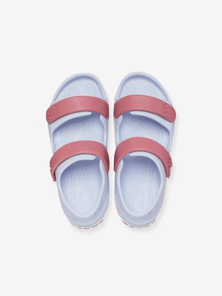 Sabots enfant 209423 Crocband Cruiser Sandal (TM) bleu ciel+marine+rose pâle - vertbaudet enfant 