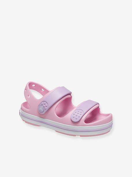 Sabots enfant 209423 Crocband Cruiser Sandal (TM) bleu ciel+marine+rose pâle - vertbaudet enfant 