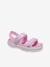 Sabots enfant 209423 Crocband Cruiser Sandal (TM) bleu ciel+marine+rose pâle - vertbaudet enfant 