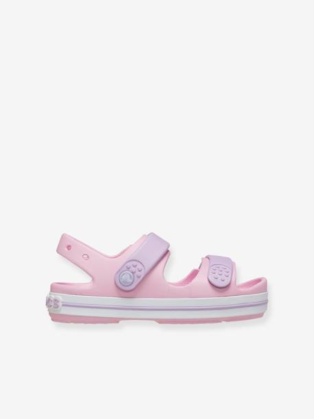 Sabots enfant 209423 Crocband Cruiser Sandal (TM) bleu ciel+marine+rose pâle - vertbaudet enfant 