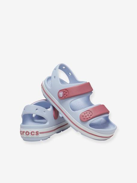 Sabots enfant 209423 Crocband Cruiser Sandal (TM) bleu ciel+marine+rose pâle - vertbaudet enfant 
