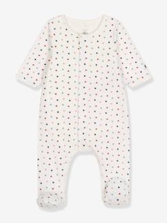 Baby-Pyjama,  overpyjama-Baby-pyjamarompertje met hartjes PETIT BATEAU