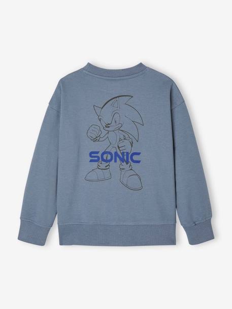 Sweat garçon Sonic® the Hedgehog bleu grisé - vertbaudet enfant 