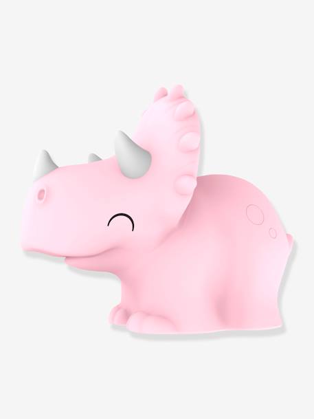 Veilleuse souple rechargeable Roxy la triceratops - DHINK KONTIKI rose - vertbaudet enfant 