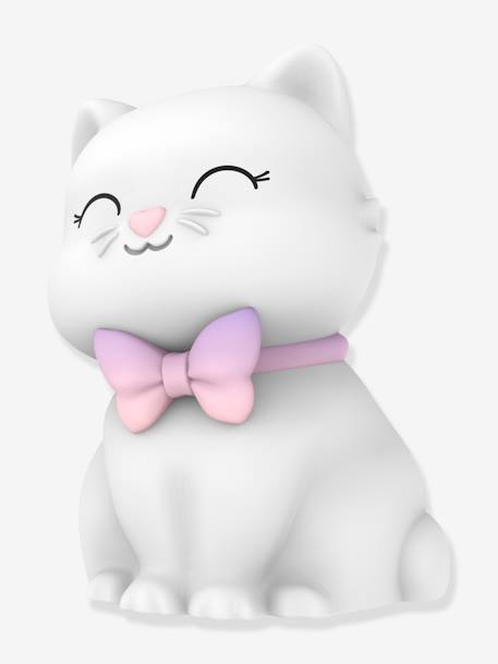 Veilleuse souple rechargeable Lulu la chatte - DHINK KONTIKI blanc - vertbaudet enfant 
