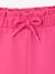 Fleece babyshort in paperbag-stijl fuchsia - vertbaudet enfant 