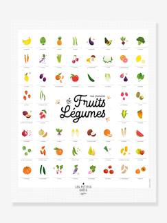 Affiche Mes premiers fruits et légumes LES PETITES DATES  - vertbaudet enfant