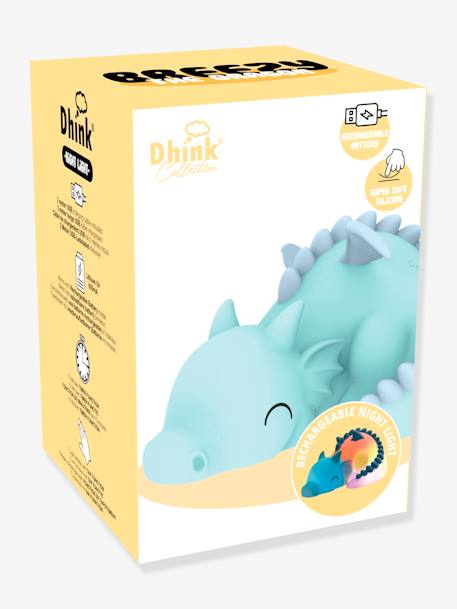 Veilleuse souple rechargeable Breezy le dragon - DHINK KONTIKI bleu - vertbaudet enfant 