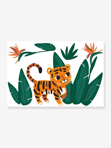 Stickers Jungle & Tigre vert - vertbaudet enfant 