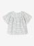 Babyblouse met bloemenmotief ecru - vertbaudet enfant 