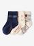 Lot de 3 paires de chaussettes coeurs bébé fille écru - vertbaudet enfant 