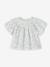 Babyblouse met bloemenmotief ecru - vertbaudet enfant 