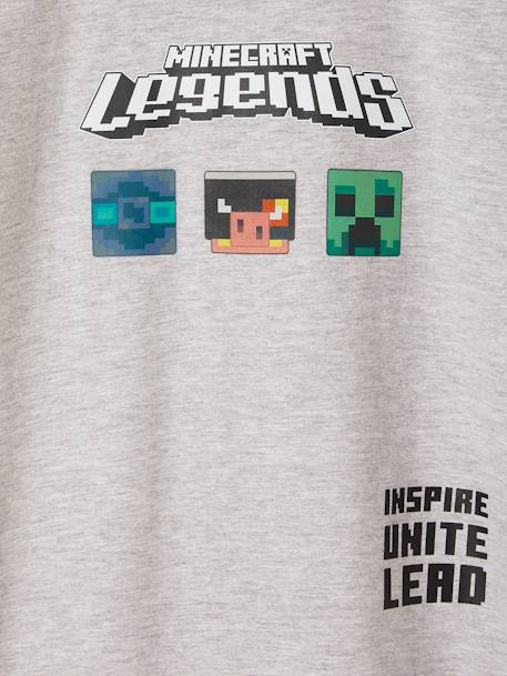 Jongensshirt Minecraft® Legends gemêleerd grijs - vertbaudet enfant 
