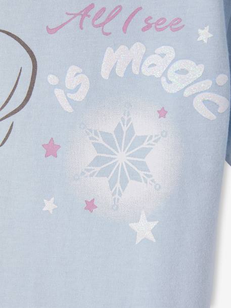 Tee-shirt fille Disney Reine des Neiges bleu ciel - vertbaudet enfant 