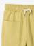 Fleece babybroek met elastische taille geel - vertbaudet enfant 