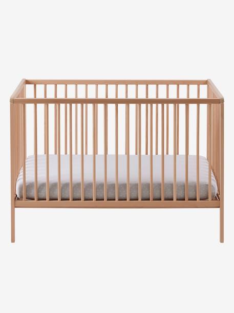 Lit bébé Cocoon blanc+bois - vertbaudet enfant 