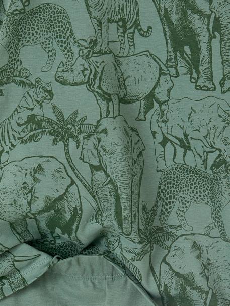 Lot de 2 pyjamas garçon jungle vert - vertbaudet enfant 