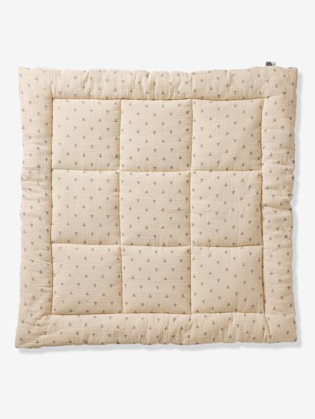 Tapis de sol / Fond de parc NAVY SEA, contient du lin indigo - vertbaudet enfant 