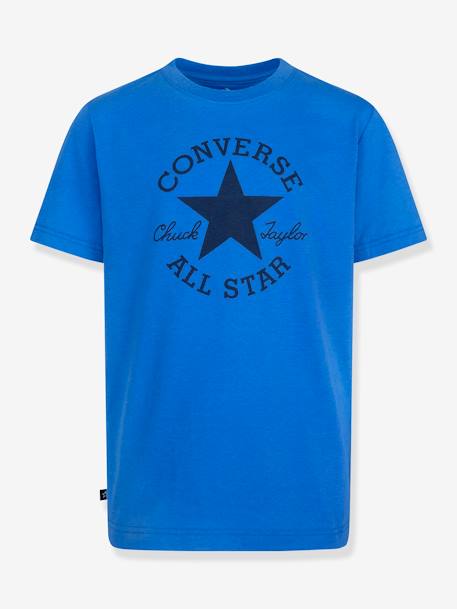 T-shirt Chuck Patch garçon CONVERSE bleu électrique - vertbaudet enfant 
