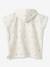 Personaliseerbare badponcho voor baby's GIVERNY, met gerecycled katoen wit, bedrukt - vertbaudet enfant 
