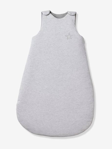 Gigoteuse ANNECY bleu chambray+gris chiné+rose - vertbaudet enfant 