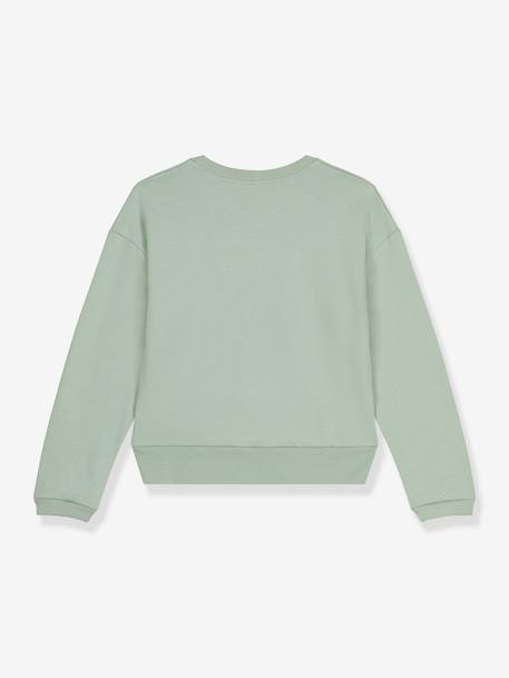 Sweat coeur en molleton femme vert - vertbaudet enfant 