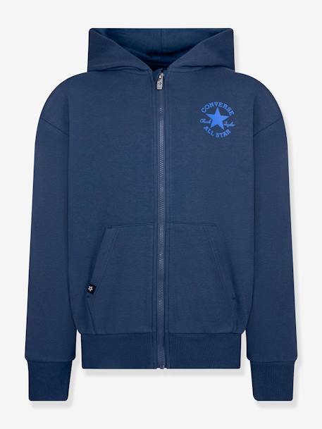 Zip-up sweater CONVERSE marineblauw - vertbaudet enfant 