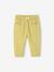 Fleece babybroek met elastische taille geel - vertbaudet enfant 