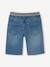 Bermuda garçon denim effet molleton facile à enfiler double stone - vertbaudet enfant 