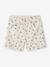 Short à fleurs fille écru - vertbaudet enfant 