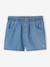 Short fille en denim léger facile à enfiler denim bleached+stone - vertbaudet enfant 