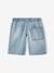 Bermuda garçon jean facile à enfiler bleu imprimé+denim gris+double stone+rayé bleu+stone - vertbaudet enfant 