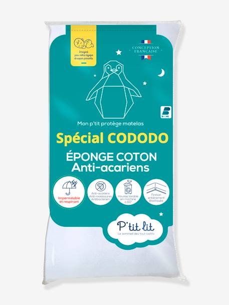 Alèse imperméable anti-acariens spéciale CODODO P'TIT LIT blanc - vertbaudet enfant 