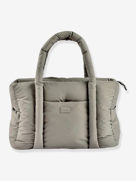 Sac à langer Paris Puffy bleu+gris+gris chiné - vertbaudet enfant 