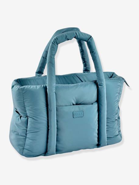 Sac à langer Paris Puffy bleu+gris+gris chiné - vertbaudet enfant 