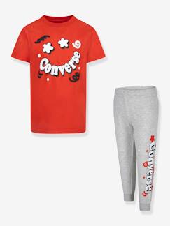 Sportset shirt + jogging voor jongens CONVERSE  - vertbaudet enfant