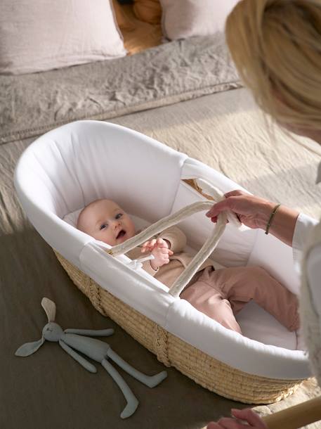 Couffin en fibres naturelles NATUREL - vertbaudet enfant 