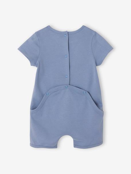 Set van 2 baby combi-shorts chambrayblauw - vertbaudet enfant 