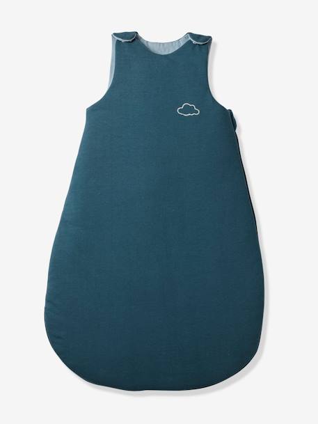 Gigoteuse ANNECY bleu chambray+gris chiné+rose - vertbaudet enfant 