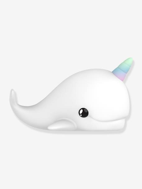 Veilleuse souple rechargeable Splash le Narval - KONTIKI blanc - vertbaudet enfant 
