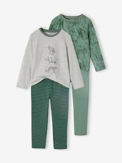Garçon-Pyjama, surpyjama-Lot de 2 pyjamas garçon jungle